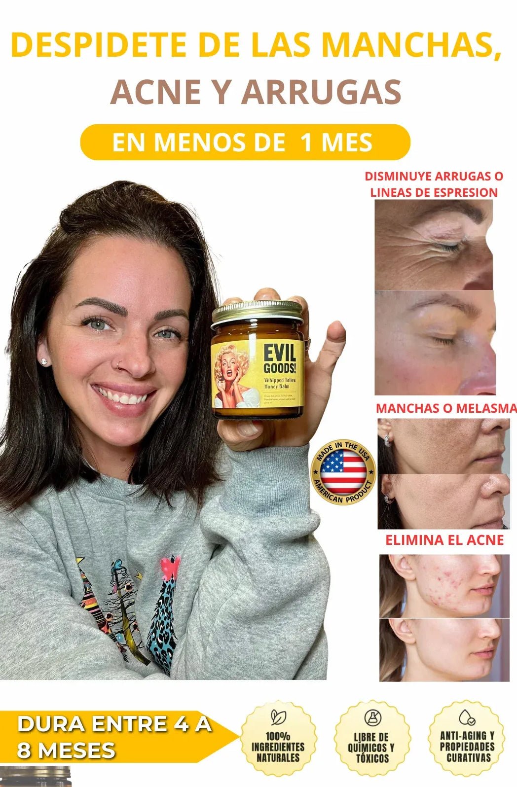 Evil Goods - ✨ Ayuda a reducir manchas, acné, arrugas y estrías de forma natural