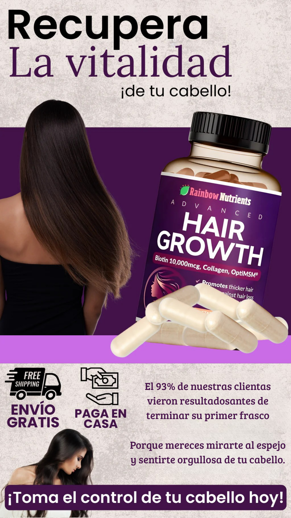 Hair Growth Advanced — Recupera tu Cabello desde Adentro